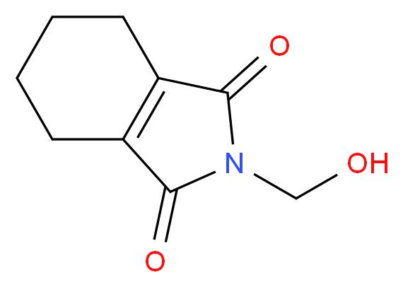 N-羟甲基-3,4,5,6-四氢邻苯二甲酰亚胺_分子结构_CAS_4887-42-7)