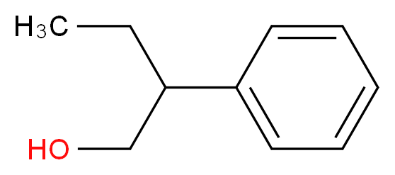 2-phenylbutan-1-ol_分子结构_CAS_2035-94-1