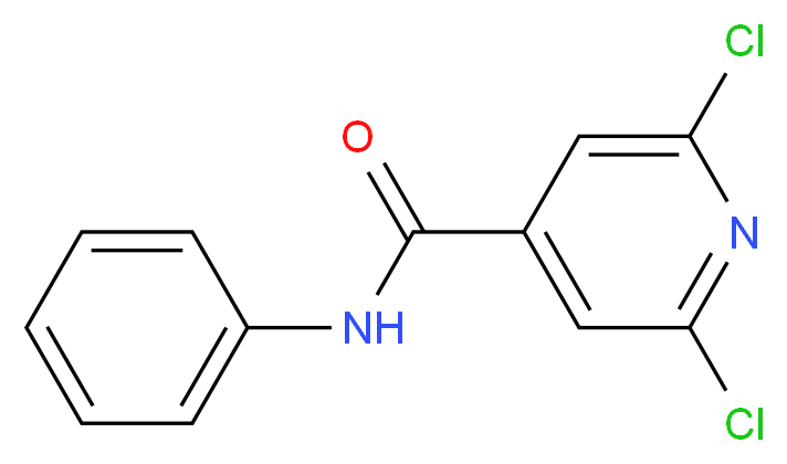 N4-Phenyl-2,6-dichloroisonicotinamide_分子结构_CAS_)
