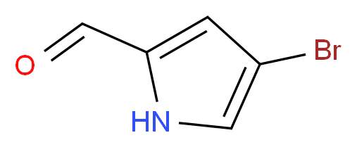 4-Bromo-2-pyrrolecarboxaldehyde_分子结构_CAS_931-33-9)