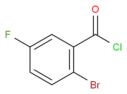 2-bromo-5-fluorobenzoyl chloride_分子结构_CAS_111771-13-2