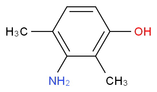 3-amino-2,4-dimethylphenol_分子结构_CAS_100445-96-3