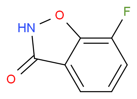 7-fluoro-2,3-dihydro-1,2-benzoxazol-3-one_分子结构_CAS_855996-66-6