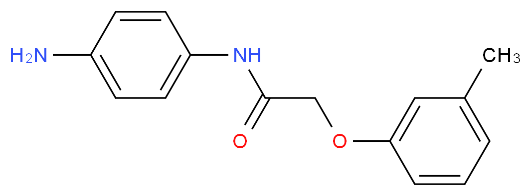 N-(4-Aminophenyl)-2-(3-methylphenoxy)acetamide_分子结构_CAS_)