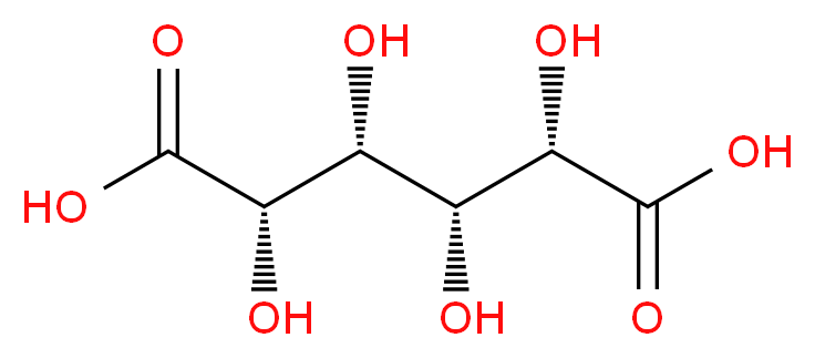 (2R,3S,4S,5R)-2,3,4,5-tetrahydroxyhexanedioic acid_分子结构_CAS_80876-58-0