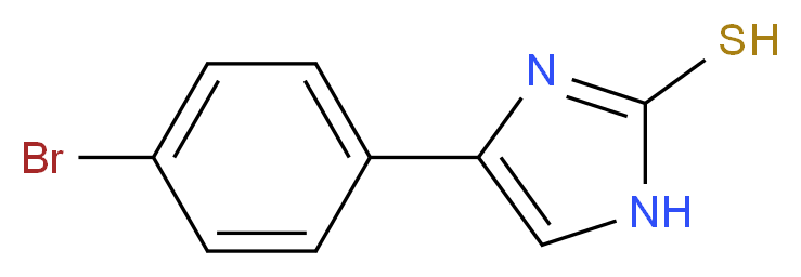 5-(4-bromophenyl)-1H-imidazole-2-thiol_分子结构_CAS_)