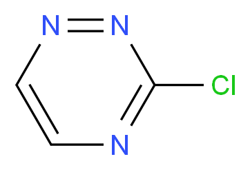 3-CHLORO-1,2,4-TRIAZINE_分子结构_CAS_412923-54-7)