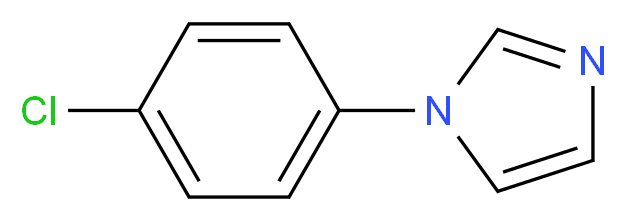 1-(4-Chlorophenyl)imidazole_分子结构_CAS_51581-54-5)
