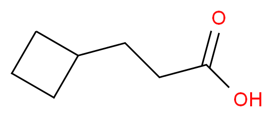 3-cyclobutylpropanoic acid_分子结构_CAS_4415-84-3)