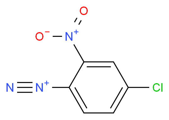 4-chloro-2-nitrobenzene-1-diazonium_分子结构_CAS_150646-67-6