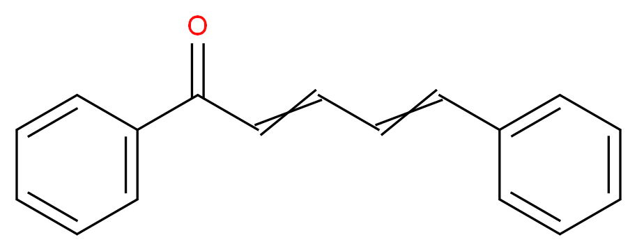 1,5-diphenylpenta-2,4-dien-1-one_分子结构_CAS_614-57-3