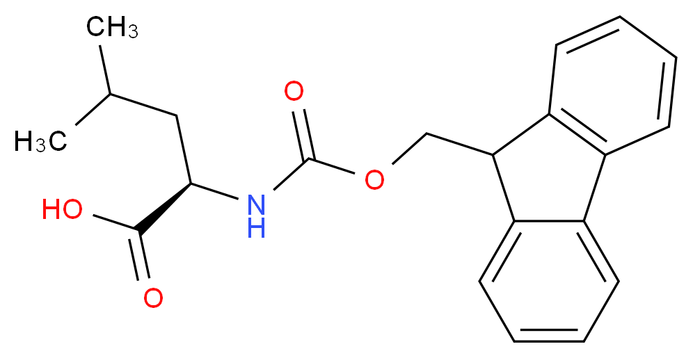 Fmoc-D-Leu-OH_分子结构_CAS_114360-54-2)