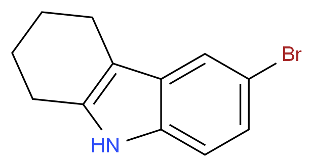 6-bromo-2,3,4,9-tetrahydro-1H-carbazole_分子结构_CAS_21865-50-9