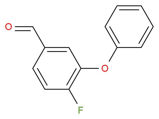 4-fluoro-3-phenoxybenzaldehyde_分子结构_CAS_68359-57-9