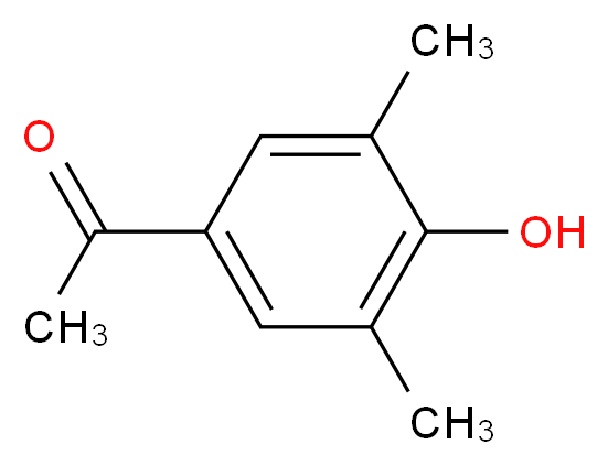 3',5'-Dimethyl-4'-hydroxyacetophenone_分子结构_CAS_5325-04-2)