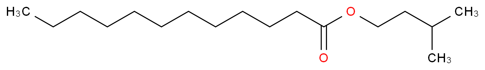 3-methylbutyl dodecanoate_分子结构_CAS_6309-51-9