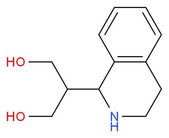 2-(1,2,3,4-TETRAHYDRO-ISOQUINOLIN-1-YL)-PROPANE-1,3-DIOL_分子结构_CAS_955287-52-2)