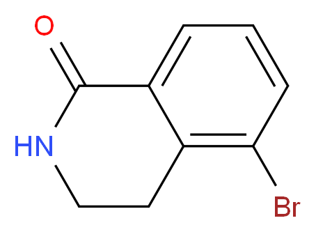 5-bromo-1,2,3,4-tetrahydroisoquinolin-1-one_分子结构_CAS_)