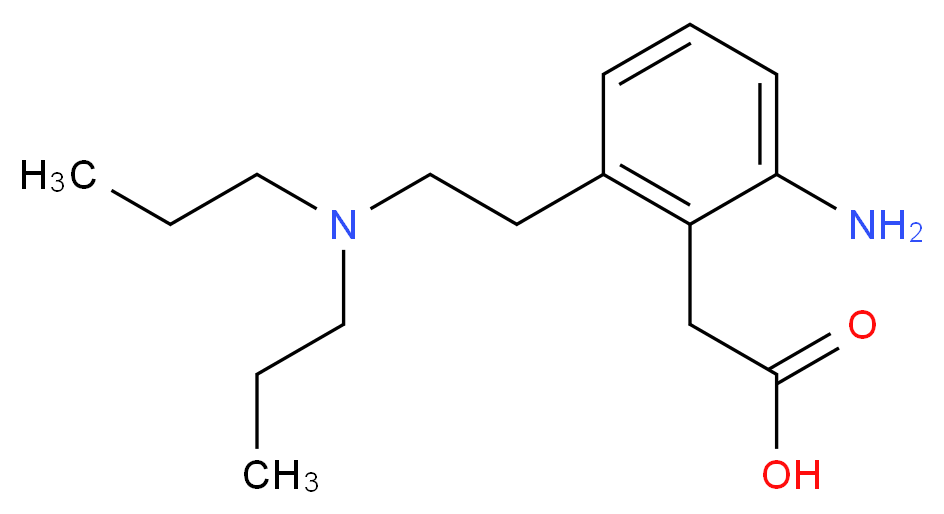 2-{2-amino-6-[2-(dipropylamino)ethyl]phenyl}acetic acid_分子结构_CAS_920755-10-8