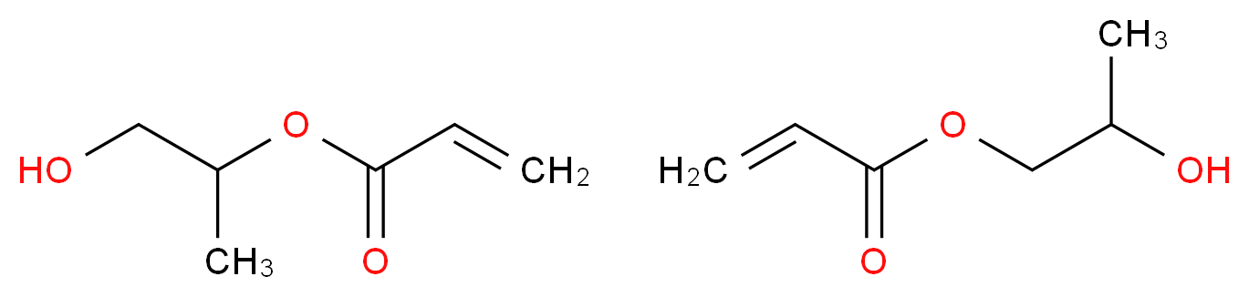 1-hydroxypropan-2-yl prop-2-enoate 2-hydroxypropyl prop-2-enoate_分子结构_CAS_25584-83-2