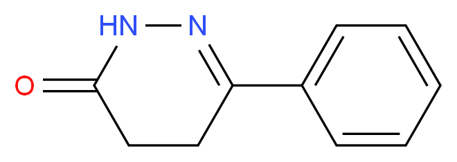 4,5-二氢-6-苯基-3(2H)-哒嗪酮_分子结构_CAS_1011-46-7)