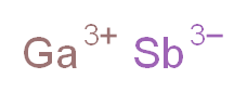 gallium(3+) ion stibanetriide_分子结构_CAS_12064-03-8