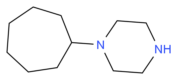 1-(Cycloheptyl)piperazine 98%_分子结构_CAS_21043-42-5)