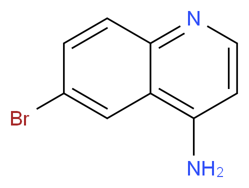 6-bromoquinolin-4-amine_分子结构_CAS_65340-73-0