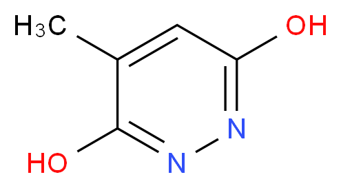 4-methylpyridazine-3,6-diol_分子结构_CAS_5754-18-7