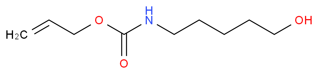 prop-2-en-1-yl N-(5-hydroxypentyl)carbamate_分子结构_CAS_221895-82-5