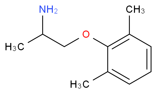 2-(2-aminopropoxy)-1,3-dimethylbenzene_分子结构_CAS_31828-71-4