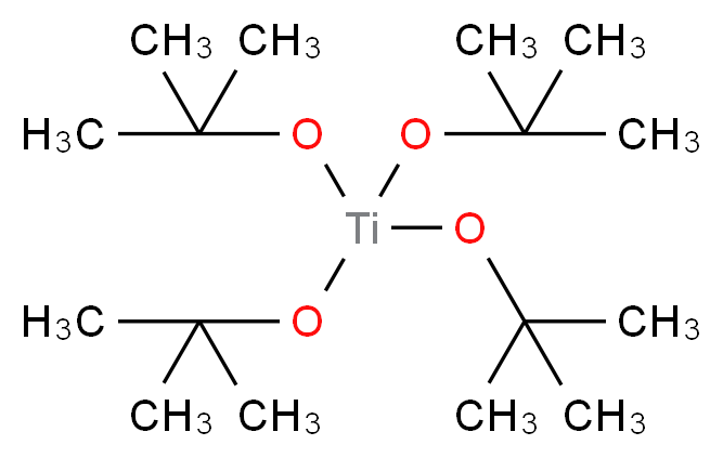 tetrakis(tert-butoxy)titanium_分子结构_CAS_3087-39-6