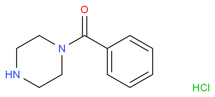 1-benzoylpiperazine hydrochloride_分子结构_CAS_56227-55-5