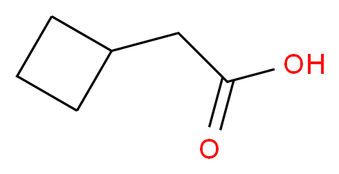 2-cyclobutylacetic acid_分子结构_CAS_6540-33-6