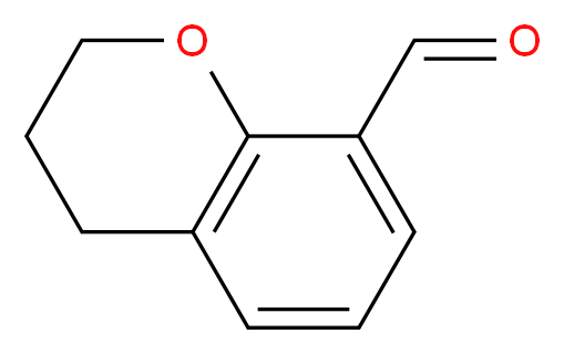 chroman-8-carbaldehyde_分子结构_CAS_327183-32-4)