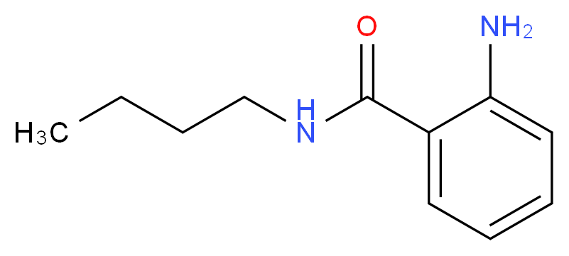 2-amino-N-butylbenzamide_分子结构_CAS_10494-82-3