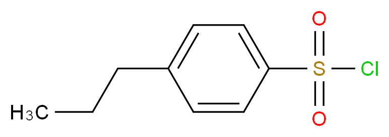 4-propylbenzenesulfonyl chloride_分子结构_CAS_146949-07-7)