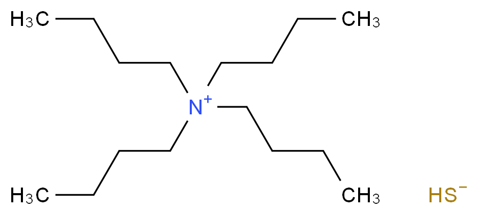 tetrabutylazanium sulfanide_分子结构_CAS_84030-21-7