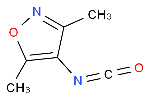 4-isocyanato-3,5-dimethyl-1,2-oxazole_分子结构_CAS_131825-41-7