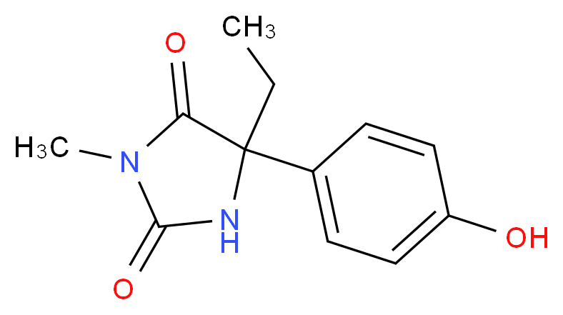 4-羟基美芬妥英_分子结构_CAS_61837-65-8)