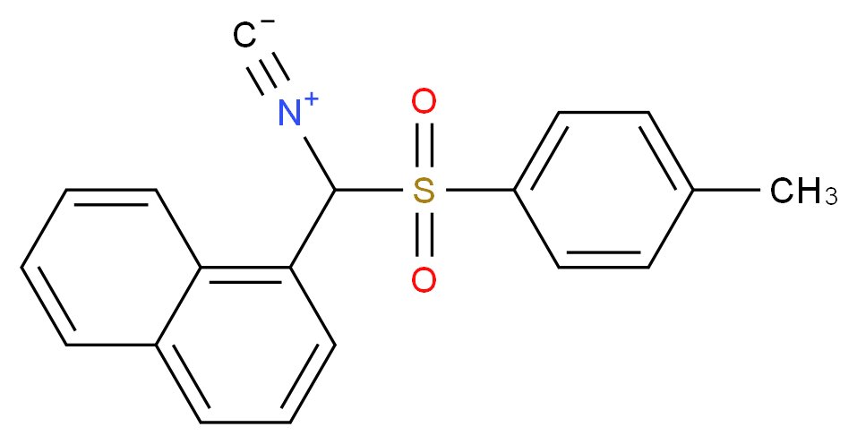 1-[Isocyano(toluene-4-sulphonyl)methyl]naphthalene_分子结构_CAS_263389-18-0)