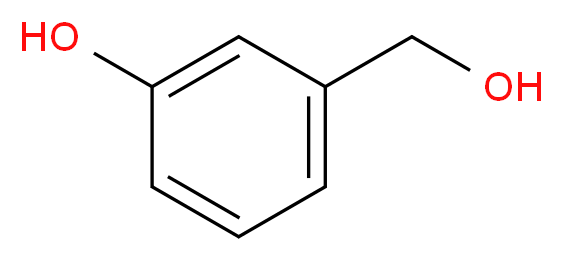 M-HYDROXYBENZYL ALCOHOL_分子结构_CAS_620-24-6)