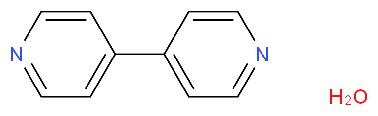 4,4'-Dipyridyl hydrate_分子结构_CAS_123333-55-1)