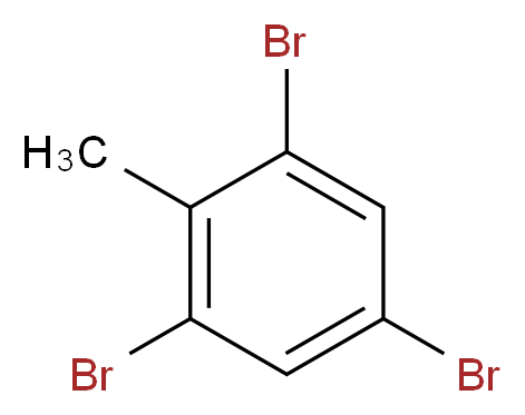 2,4,6-三溴甲苯_分子结构_CAS_6320-40-7)