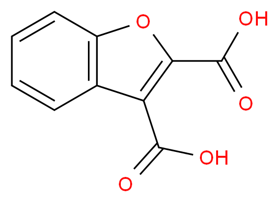 2,3-苯并呋喃二羧酸_分子结构_CAS_131-76-0)