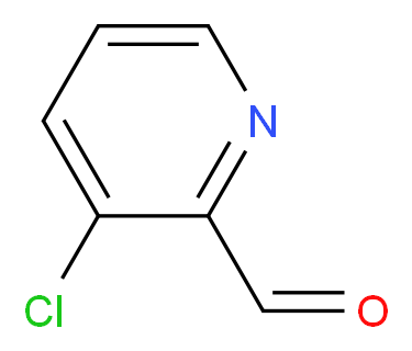 3-Chloropyridine-2-carboxaldehyde_分子结构_CAS_206181-90-0)