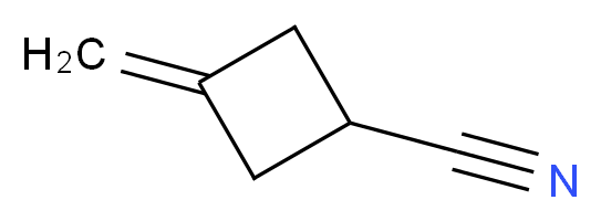 3-methylidenecyclobutane-1-carbonitrile_分子结构_CAS_15760-35-7