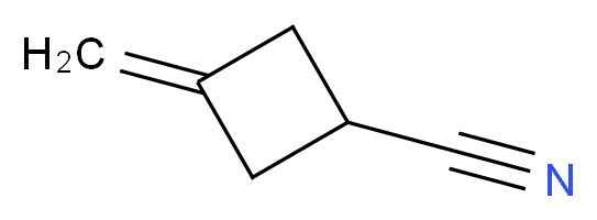 3-Methylenecyclobutane-1-carbonitrile_分子结构_CAS_15760-35-7)