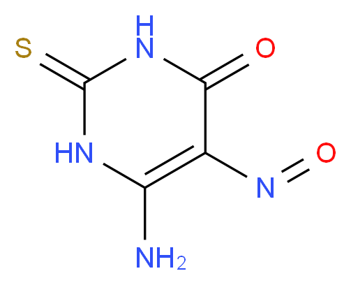 6-Amino-5-nitroso-2-thiouracil_分子结构_CAS_1672-48-6)