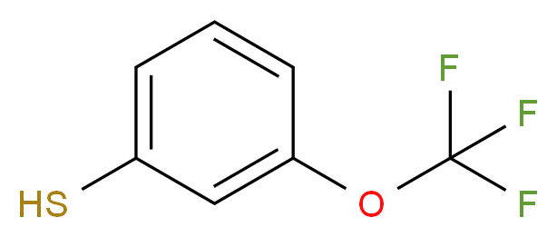 3-(Trifluoromethoxy)thiophenol 97%_分子结构_CAS_220239-66-7)